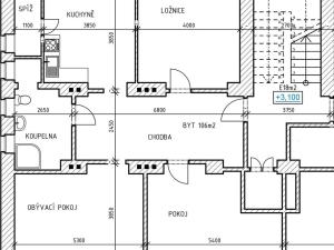 Pronájem bytu 3+1, Otvovice, 106 m2