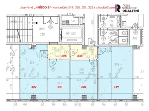 Pronájem kanceláře, Zlín, Kvítková, 82 m2