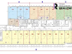 Pronájem kanceláře, Zlín, Kvítková, 82 m2