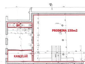 Pronájem obchodního prostoru, Hodonín, Dolní Valy, 150 m2