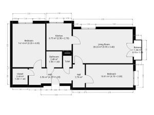 Pronájem bytu 3+1, Praha - Záběhlice, Holčovická, 72 m2