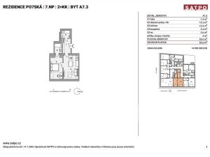 Prodej bytu 2+kk, Praha - Vinohrady, Polská, 54 m2