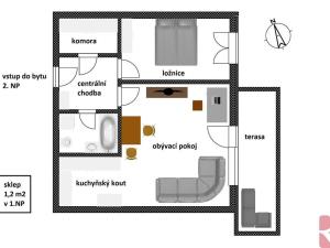 Prodej bytu 2+kk, Brandýs nad Labem-Stará Boleslav - Stará Boleslav, Generála Sedláčka, 58 m2