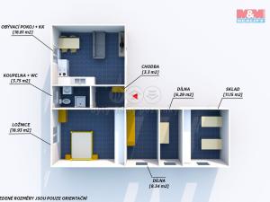 Prodej rodinného domu, Mořina - Trněný Újezd, 44 m2