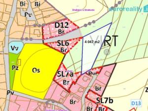 Prodej pozemku pro bydlení, Strakonice - Střela, 4047 m2