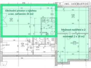 Prodej obchodního prostoru, Jihlava, Buková, 70 m2