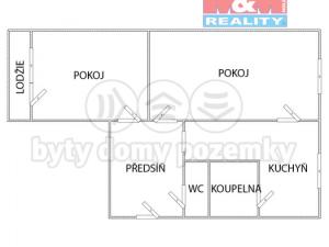 Prodej bytu 3+1, Chomutov, Školní pěšina, 75 m2