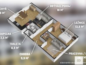 Prodej bytu 3+kk, Slaný, Pražská, 71 m2