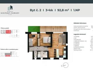 Prodej bytu 3+kk, Kolín, Třídvorská, 93 m2