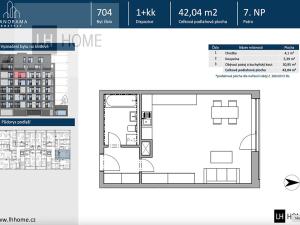 Prodej bytu 1+kk, Praha - Chodov, Gregorova, 42 m2