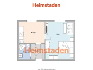 Pronájem bytu 1+1, Havířov - Šumbark, Slovenského národního povstání, 27 m2