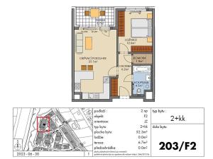 Prodej bytu 2+kk, Praha - Ruzyně, Stočesova, 52 m2