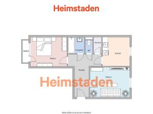Pronájem bytu 2+1, Karviná - Nové Město, Fibichova, 57 m2