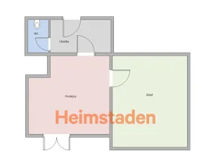 Pronájem obchodního prostoru, Orlová - Lutyně, Okružní, 33 m2