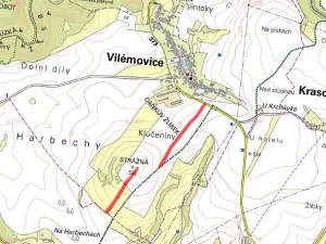 Prodej pole, Vilémovice, 11825 m2