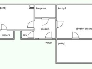 Pronájem bytu 3+kk, Praha - Nové Město, Lublaňská, 74 m2