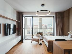 Pronájem bytu 1+kk, Praha - Bubeneč, Vítězné náměstí, 32 m2