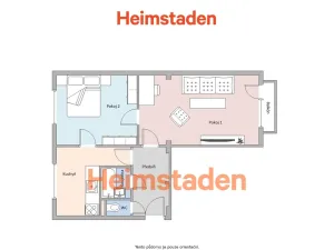 Pronájem bytu 2+1, Karviná - Mizerov, Žižkova, 51 m2