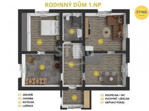 Prodej rodinného domu, Karolinka, Stanovnice, 97 m2