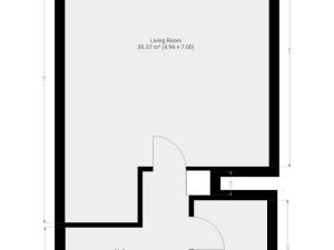 Pronájem bytu 1+kk, Praha - Troja, Hnězdenská, 41 m2