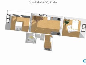 Prodej bytu 2+1, Praha - Nusle, Doudlebská, 60 m2