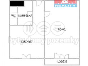 Pronájem bytu 1+1, Ostrava - Výškovice, Jičínská, 42 m2