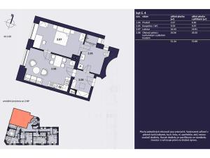 Prodej bytu 2+kk, Kralupy nad Vltavou, S. K. Neumanna, 54 m2