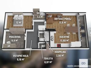 Prodej bytu 3+kk, Kladno - Kročehlavy, Mostecká, 77 m2