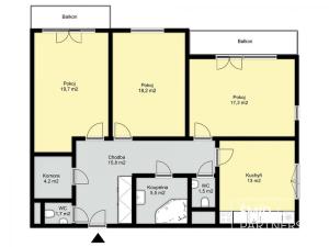 Pronájem bytu 3+1, Kolín - Kolín III, Roháčova, 98 m2