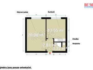 Pronájem bytu 1+1, Stod, Nádražní, 40 m2