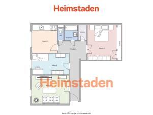Pronájem bytu 3+1, Frýdek-Místek - Frýdek, El. Krásnohorské, 79 m2