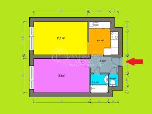 Pronájem bytu 2+kk, Kladno - Kročehlavy, Holandská, 42 m2