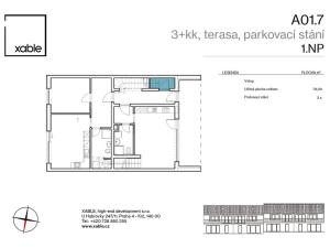 Prodej bytu 3+kk, Kouřim, Nová, 78 m2