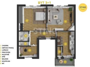 Prodej bytu 3+1, Opava, Vaškovo náměstí, 129 m2