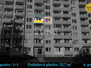 Pronájem bytu 1+1, Olomouc, Jílová, 36 m2