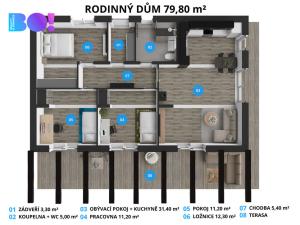 Prodej rodinného domu, Dolní Krupá, 80 m2