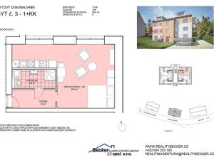 Pronájem bytu 1+kk, Liberec, Rynoltická, 40 m2