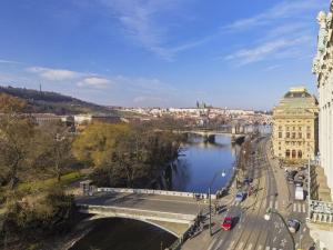 Pronájem bytu 4+kk, Praha - Nové Město, Masarykovo nábřeží, 110 m2