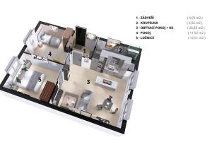 Prodej bytu 3+kk, Praha - Dolní Chabry, Kobyliská, 84 m2