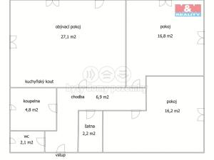 Pronájem bytu 3+kk, Kostelec nad Černými lesy - Kostelec nad Černými Lesy, 76 m2