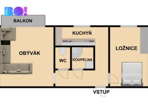 Prodej bytu 2+1, Bílovec, Radotínská, 50 m2