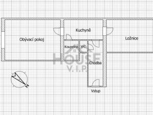 Prodej bytu 2+kk, Praha - Nusle, Spolupráce, 53 m2