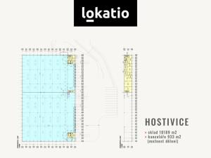 Pronájem skladu, Hostivice, K Dálnici, 5806 m2