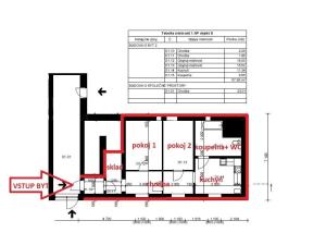 Pronájem bytu 2+1, Cheb, Evropská, 57 m2