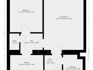 Pronájem bytu 2+1, Praha - Žižkov, Hartigova, 45 m2