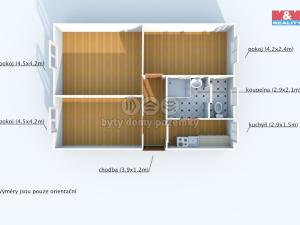 Pronájem bytu 3+kk, Dobřany, Hornická, 66 m2