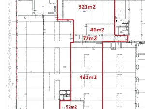 Pronájem výrobních prostor, Jihlava, 923 m2