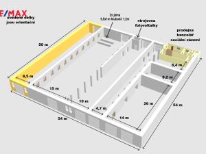 Prodej skladu, Přelouč, 2550 m2