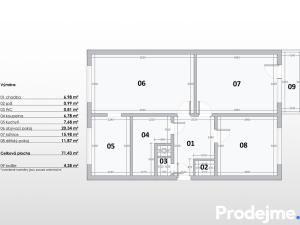 Prodej bytu 3+1, Znojmo, Dukelských bojovníků, 75 m2