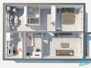 Prodej bytu 4+1, Nová Paka, Achátová, 77 m2